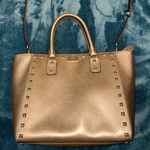 Authentic Michael Kors Large Gold Handbag LIKE NEW